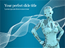 3D Rendering of a Female Robot Presentation slide 1