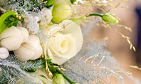 Beautiful Wedding Bouquet of Flowers of the Bride Presentation Presentation Template