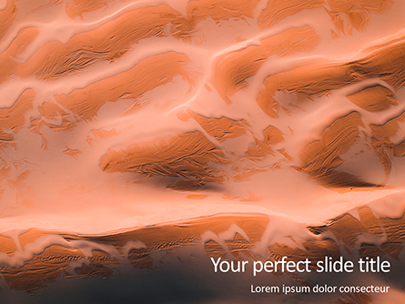 Abstract Dunes Background Presentation Presentation Template, Master Slide