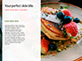 Homemade Pancakes with Berries Presentation slide 9