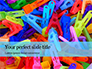 Multi-Colored Plastic Clothespins Presentation slide 1