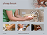 A Person Washing Hands with Soap Presentation slide 13