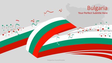 Festive Flag of Bulgaria Presentation Template, Master Slide