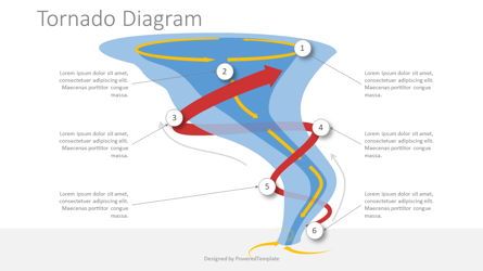 Tornado Structure Diagram Presentation Template, Master Slide