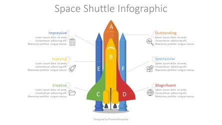 Space Shuttle Infographic Presentation Template, Master Slide
