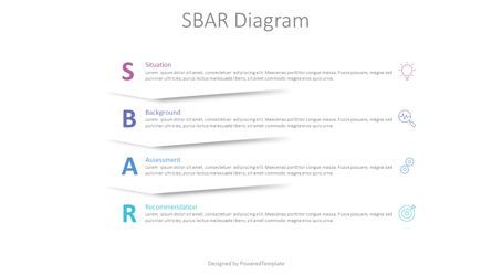 SBAR Technique Model Diagram Presentation Template, Master Slide