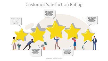 Customer Satisfaction Rating Presentation Template, Master Slide