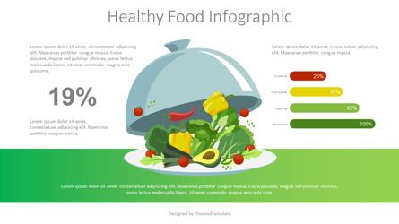 Healthy Food Infographic Presentation Template, Master Slide
