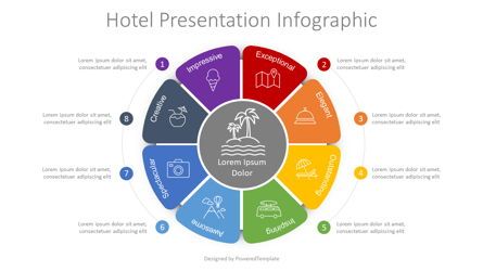 Hotel Presentation Infographic Presentation Template, Master Slide
