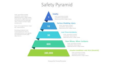 Safety Pyramid Diagram Presentation Template, Master Slide