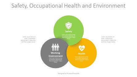 Safety Occupational Health and Environment Diagram Presentation Template, Master Slide