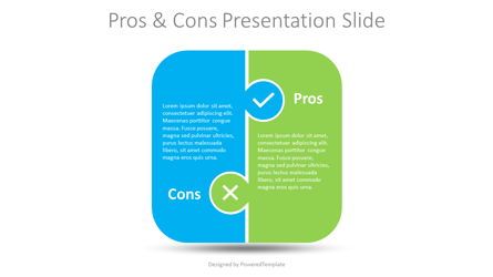 Pros and Cons Presentation Slide Presentation Template, Master Slide