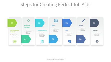 Steps for Creating Perfect Job Aids Presentation Template, Master Slide