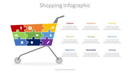 Shopping Infographic Free Presentation Template Presentation Template, Master Slide