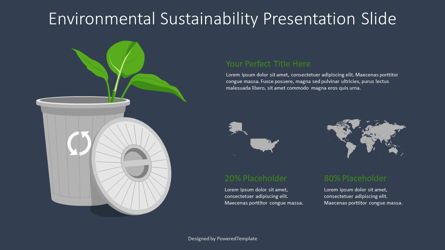 Environmental Sustainability Presentation Slide Presentation Template, Master Slide