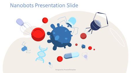 Medical Nanobots Free Presentation Slide Presentation Template, Master Slide