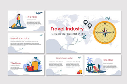 Travel Industry Presentation Template Presentation Template, Master Slide