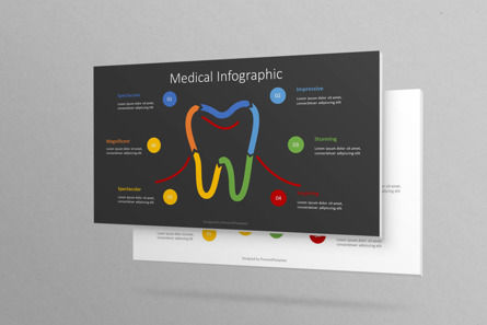 Tooth Infographic Presentation Template, Master Slide