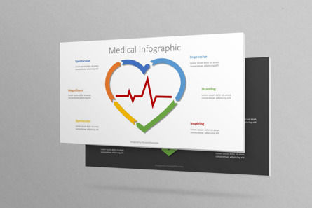 Heart Roadmap Infographic Presentation Template, Master Slide