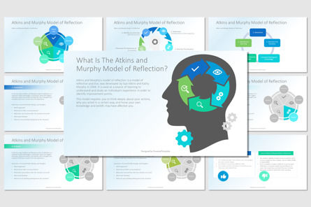 Atkins and Murphy Model of Reflection Presentation Template, Master Slide
