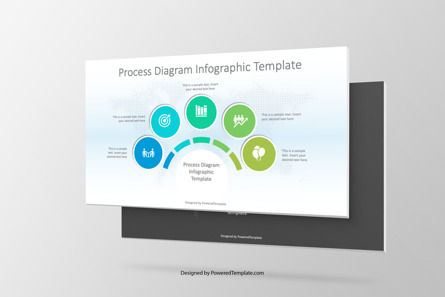 Process Diagram Infographic Template Presentation Template, Master Slide