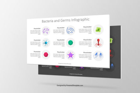 Bacteria and Germs Infographic Presentation Template, Master Slide