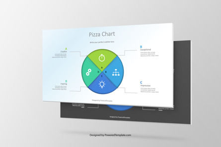Pizza Chart Presentation Template, Master Slide