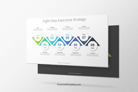 8 Step Executive Strategy Presentation Template, Master Slide