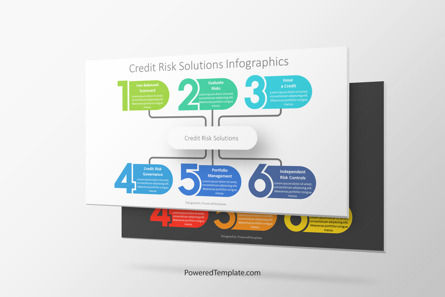 Credit Risk Solution Infographics Presentation Template, Master Slide