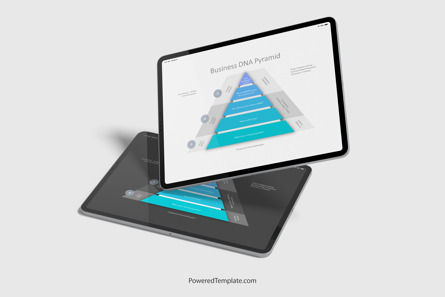 Business DNA Pyramid Diagram Presentation Template, Master Slide