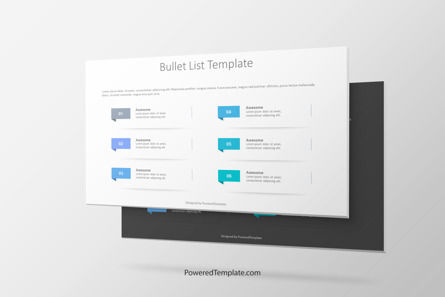 Bullet List Template Presentation Template, Master Slide