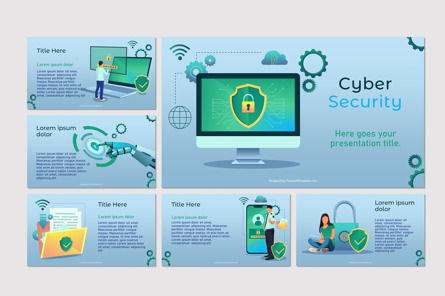 Cyber Security Presentation Template, Master Slide