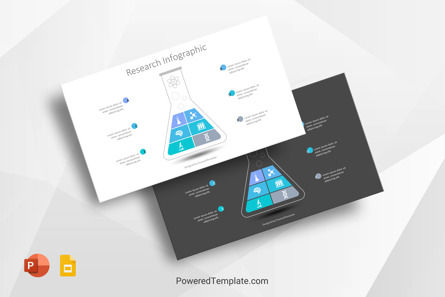 Research Infographic Presentation Template, Master Slide