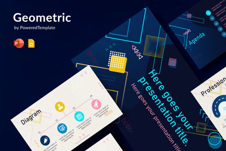 Geometric Business Presentation Template Presentation Template, Master Slide