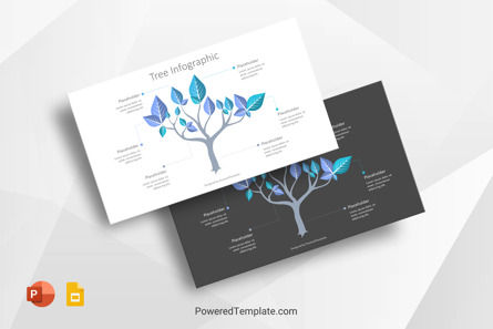 Tree Infographic Presentation Template, Master Slide
